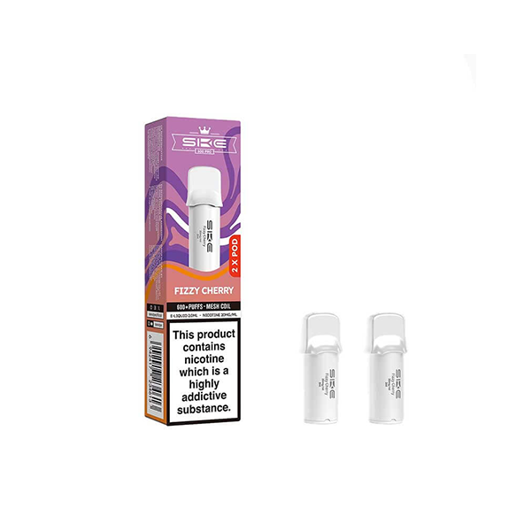20mg SKE Crystal Pro Replacement Prefilled Pods 2ml 1200 Puffs - 2 Pcs