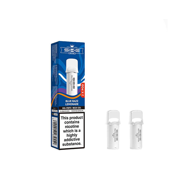 20mg SKE Crystal Pro Replacement Prefilled Pods 2ml 1200 Puffs - 2 Pcs