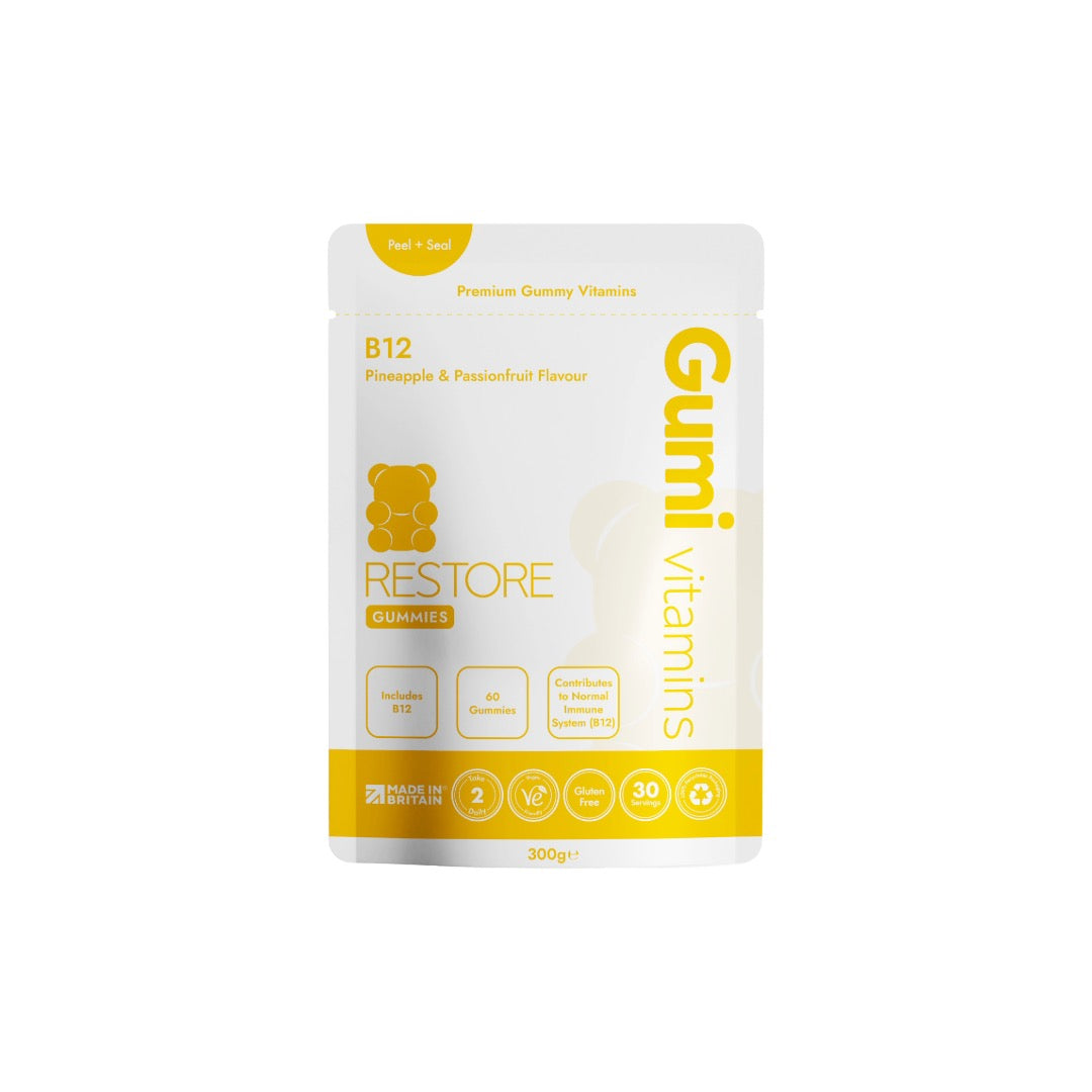 Gumi Vitamins Restore B12 Gummies - 60 Gummies