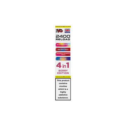 20mg IVG 2400 Reload Multi Edition Prefilled Pods 2ml 2400 Puffs - 4 Pcs