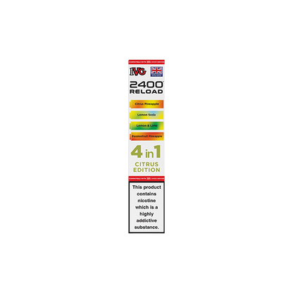 20mg IVG 2400 Reload Multi Edition Prefilled Pods 2ml 2400 Puffs - 4 Pcs