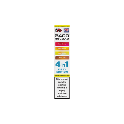 20mg IVG 2400 Reload Multi Edition Prefilled Pods 2ml 2400 Puffs - 4 Pcs