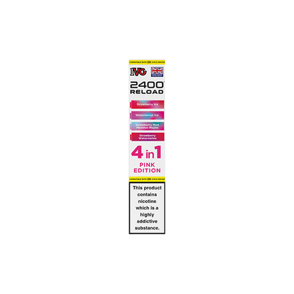 20mg IVG 2400 Reload Multi Edition Prefilled Pods 2ml 2400 Puffs - 4 Pcs