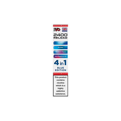 20mg IVG 2400 Reload Multi Edition Prefilled Pods 2ml 2400 Puffs - 4 Pcs