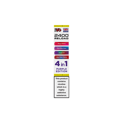 20mg IVG 2400 Reload Multi Edition Prefilled Pods 2ml 2400 Puffs - 4 Pcs