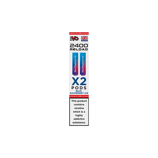 20mg IVG 2400 Reload Prefilled Pods 2ml 2400 Puffs - 2 Pcs