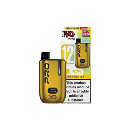 20mg I VG Pro 12 Prefilled Pod Vape Kit 10000 Puffs