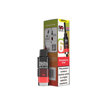 20mg I VG SAVR Refill Pod Pack 3000 Puffs