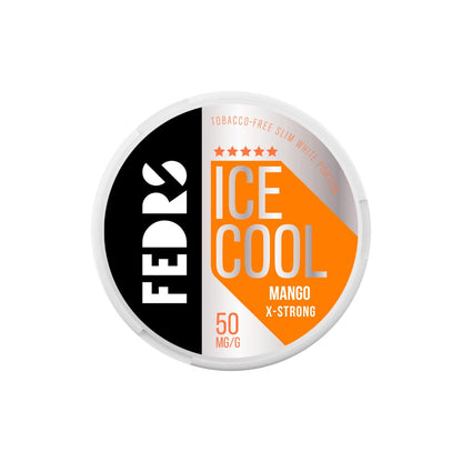 50mg FEDRS Ice Cool X-Strong Nicotine Pouch - 20 Pouches