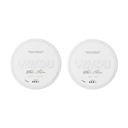 8.8mg V&YOU White Edition Nicotine Pouch - 20 Pouches (Buy 1 Get 1 Free)