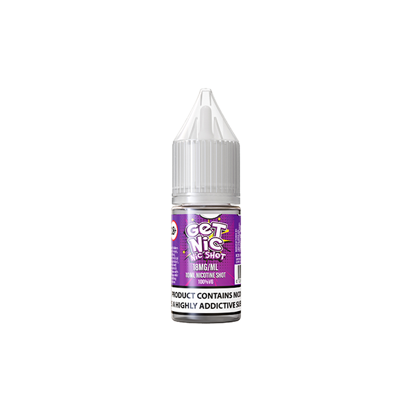 18mg Get Nic Nic Shot 10ml (100VG)X0513